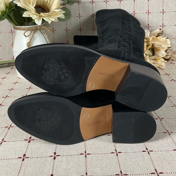 Vince Camuto Kreesell Over the Knee Black Suede Riding Boots Size 6 NWOB - Picture 9 of 10